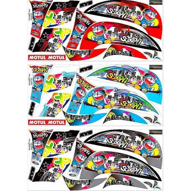 Ngetrends Striping Scoopy 2017 2018 2019 2020 Fi New Variasi Stiker Sticker Skotlet Scotlite Motor S