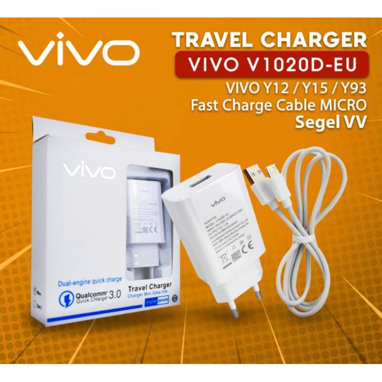 Terbaru Travel Charger Micro Type C Vivo Original V1020D-Eu Fast Charging Erp
