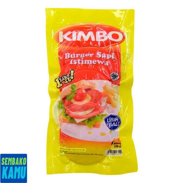 

Kimbo Burger Beef 6 pcs