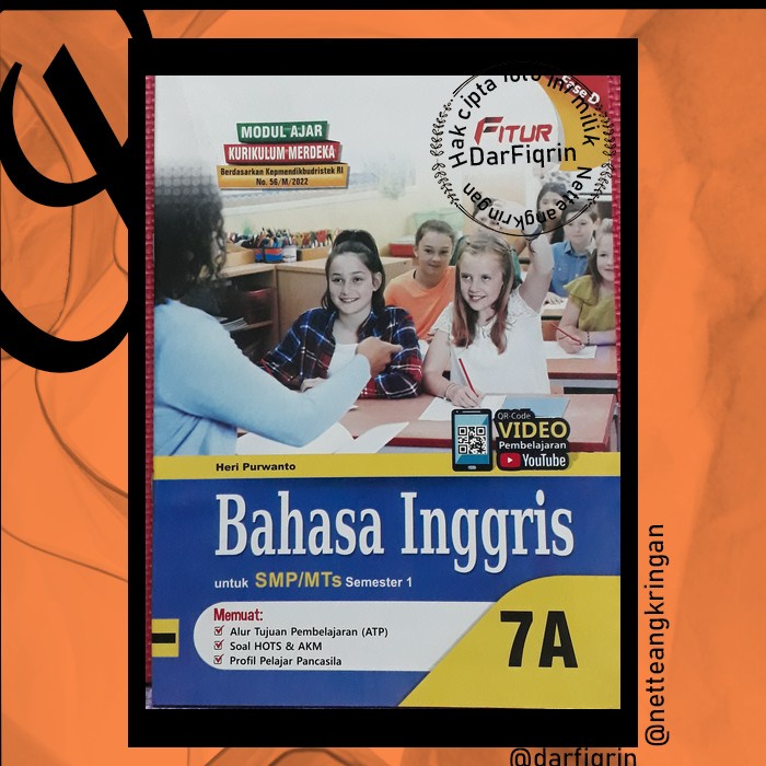 LKS Bahasa Inggris Kelas 7 8 Semester 1 SMP/MTs KURMER Kurikulum Merdeka-Fitur-HOTS