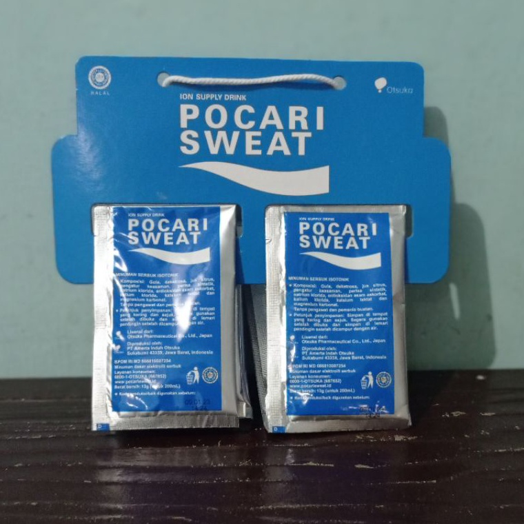 

5c✵#Sale➺ Pocari Sweat Renceng isi 12 Sachet Kemasan Praktis 13 gram 085 ✥
