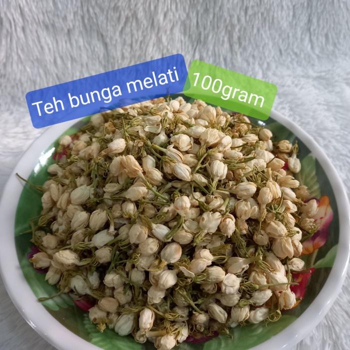 

Teh Bunga Melati Kering 100Gram/ Jasne Flower Tea/ Dried Jasne Tea
