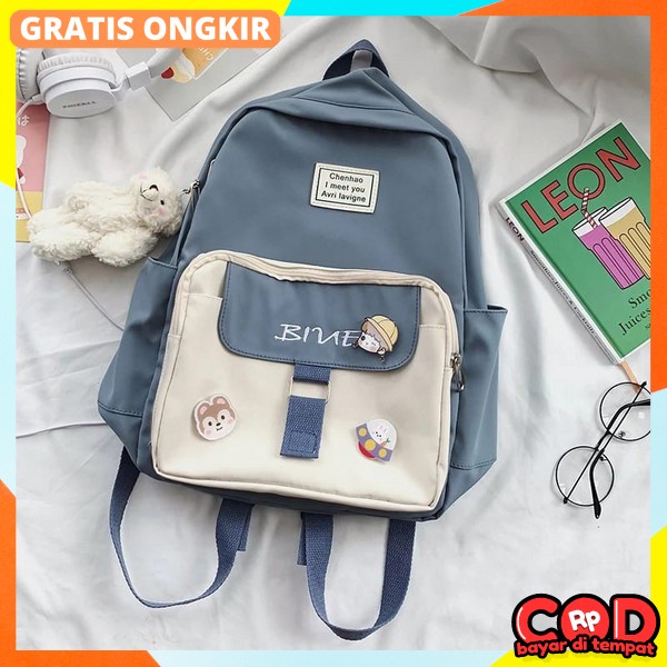 Backpack Muat Banyak Terbaru Tass Gendong Sekolah Smp Sma Rangsel Import Premium Tsa Punggung Belaka