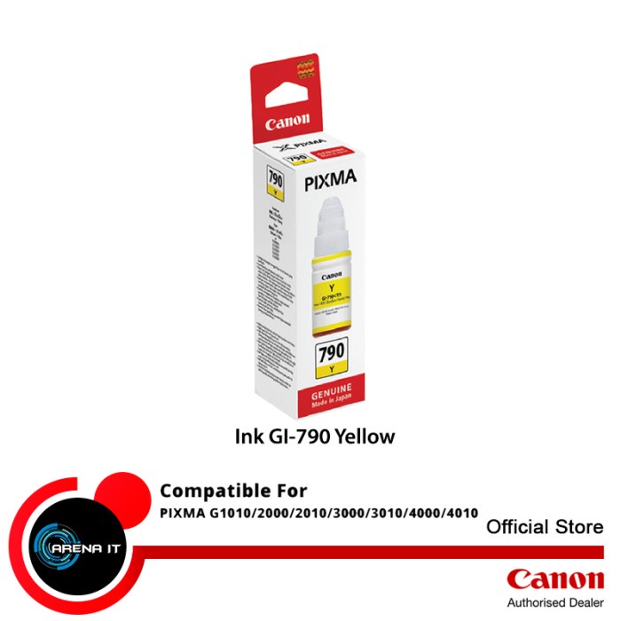 

Terlaris Canon Ink Bottles Gi-790 Yellow