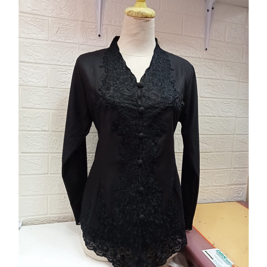 12.12 MALL Kebaya Encim Bordir Senada Bahan Katun Toyobo Premium / Atasan kebaya encim / kebaya kart