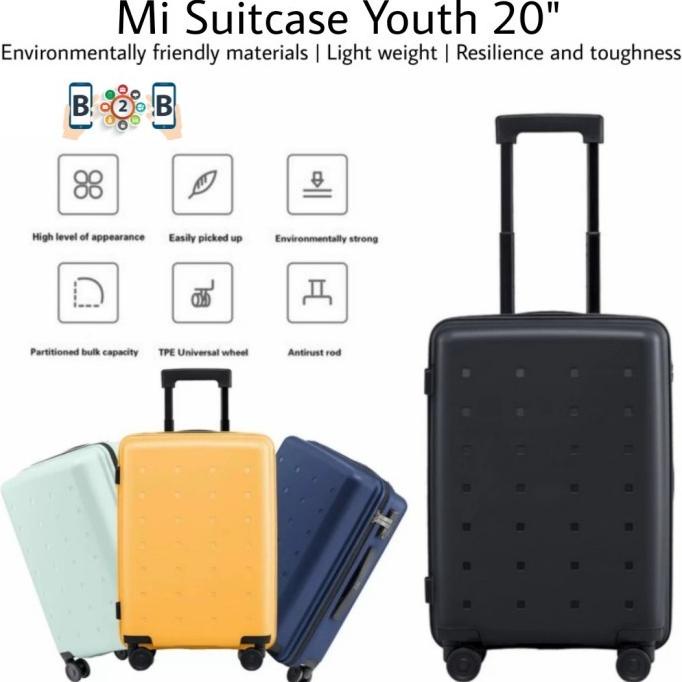XIAOMI SUITCASE YOUTH 20 INCH - Koper Luggage 20" Travel Bisnis