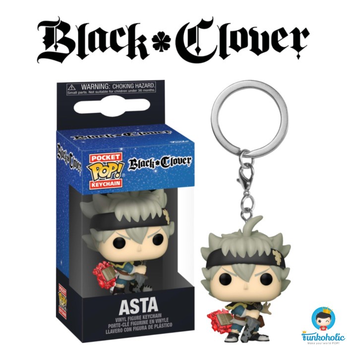 Funko Funko Pocket Pop Keychain Animation Black Clover - Asta