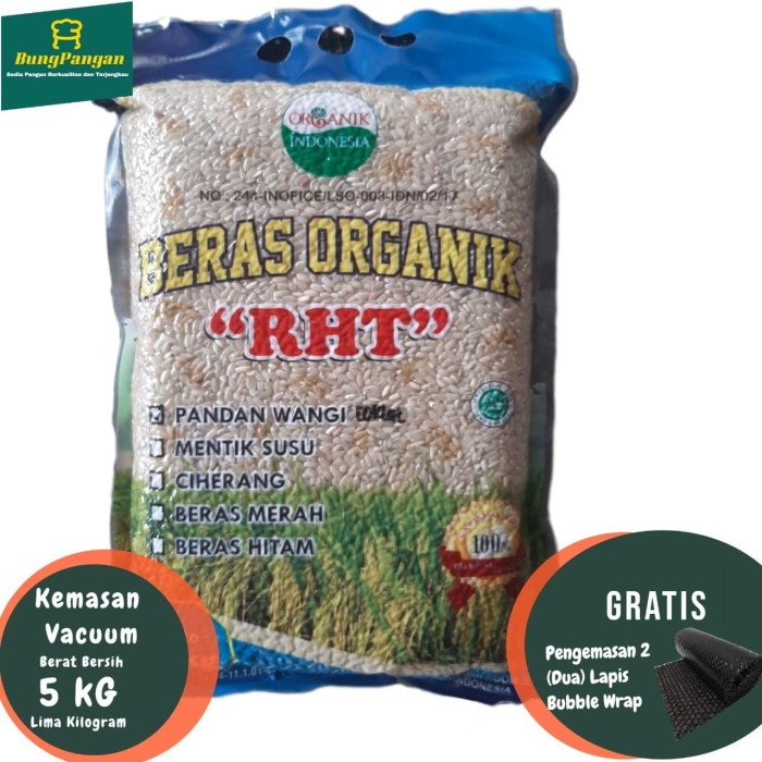 

5Kg Beras Coklat Organik Premium / Brown RIce RHT Bersertifikat