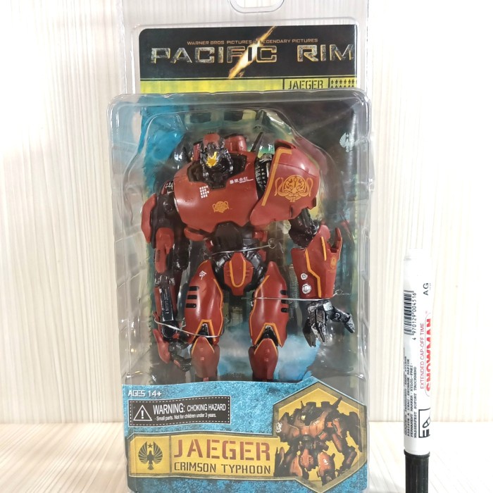DISKON SPESIAL MAINAN ACTION FIGURE PACIFIC RIM JAEGER CRIMSON TYPHOON ORI NECA TERMURAH