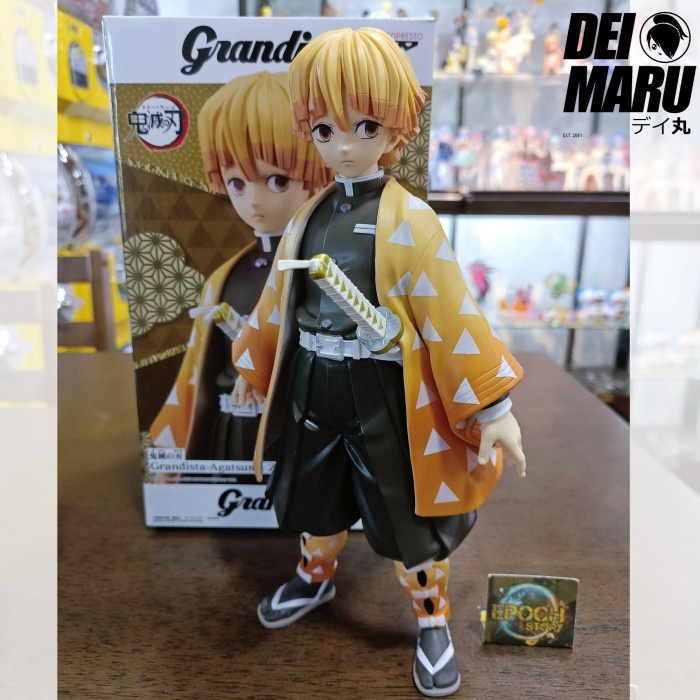 MUST HAVE GRANDISTA ZENITSU DEMON SLAYER BANPRESTO ORIGINAL ACTION FIGURE NEZUKO TERLARIS