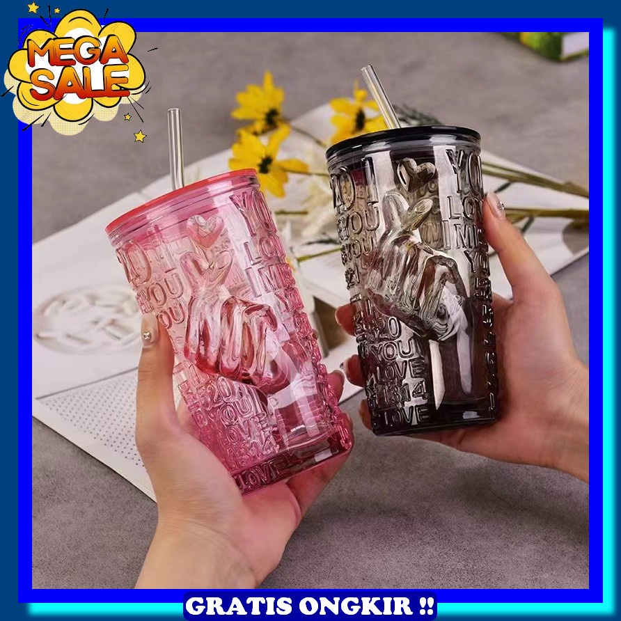 Tumbler Minum Tumbl Kopi Lucu Sedotan Animal Tambler Murah Anti Tumpah Tumblr Aesthetic Tumbrl Minum