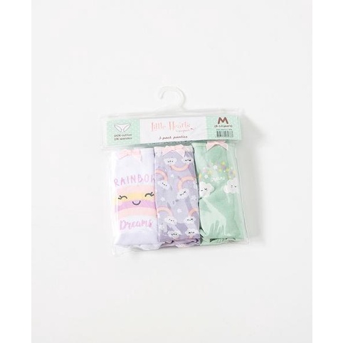 Panty Pack Young Hearts Kids Rainbow Dreams Mini Y04-000733MIX