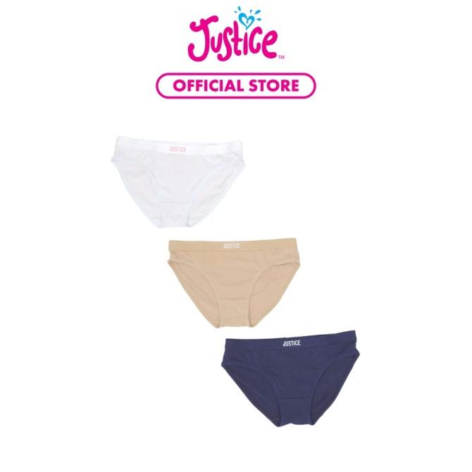 Justice 3 Pack Core Girls Undies - Celana Dalam Anak Perempuan