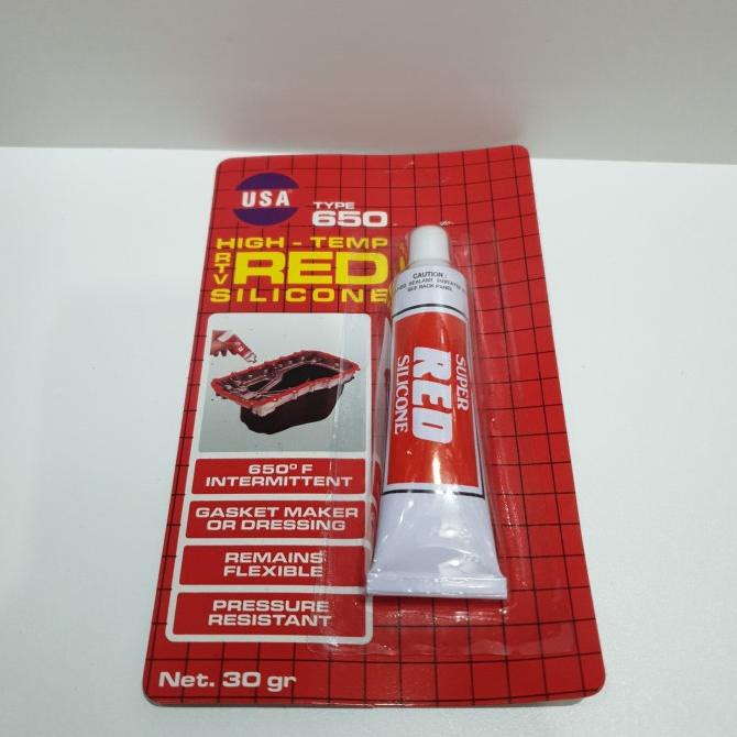 

LEM GASKET PAKING PACKING RED MERAH SILIKON SILICONE