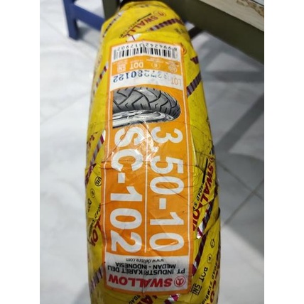 Ban Vespa - Ban Luar Swallow SC102 - SC 102 - SC-102 - Deli Tire SC102 - SC-102 - SC 102 - ukuran 35