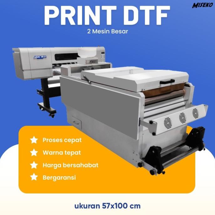 

SABLON DIGITAL TRANSFER FILM DTF - CETAK PRINT FULL COLOUR CMYK 1METER