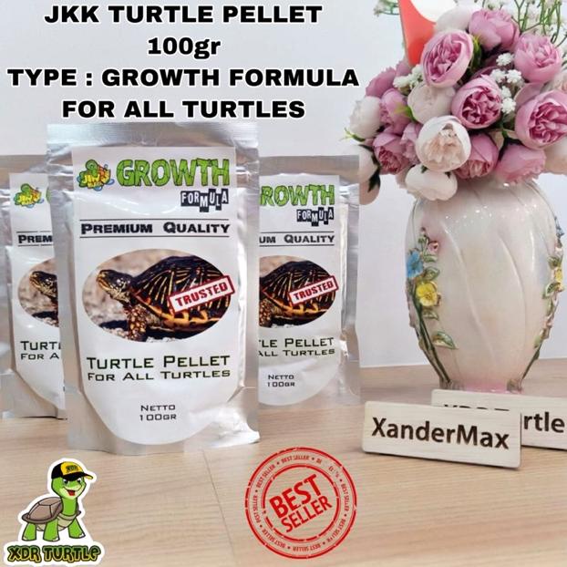 Laris Jkk Growth Formula 100Gr Makanan Pelet Kura2 Air Turtle Kura Kura Brazil Unifilis Res Hamilton