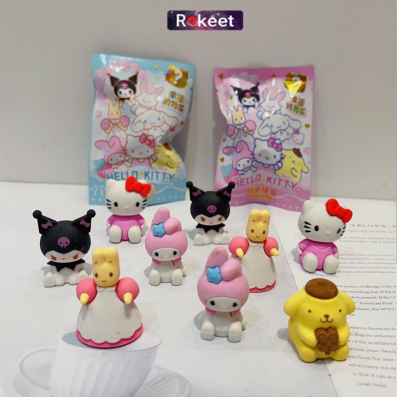 

Rokeet Mystery Bag Penghapus Karakter Hello Kitty Sanrio Lucu