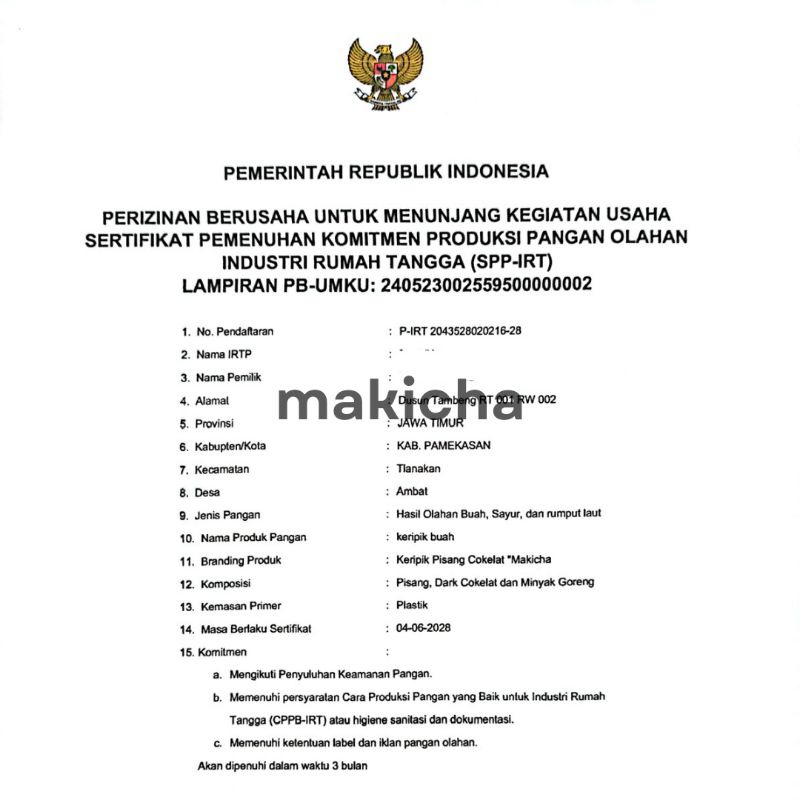 

CHOBACHIPS BY MAKICHA CHOCO BANANA CHIPS KERIPIK PISANG COKELAT LUMER 250 GRAM