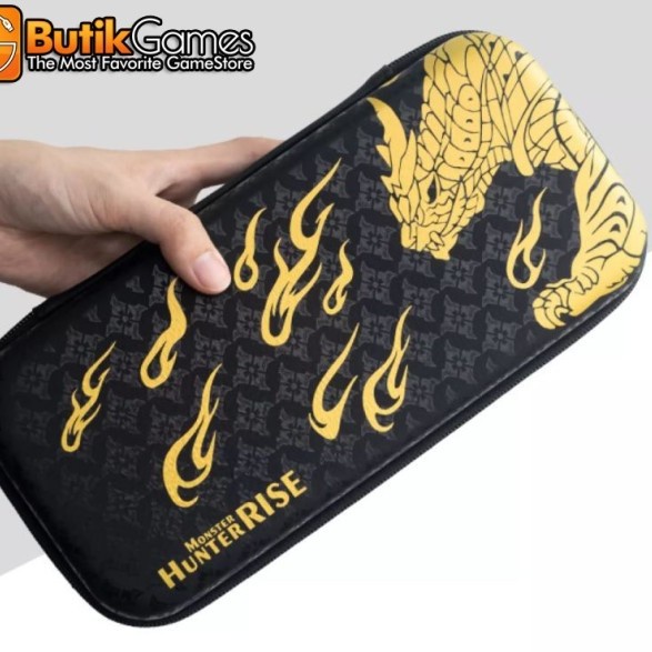 Bestseller Tas Airfoam Pouch Hardcase Case Nintendo Switch Monster Hunter Rise