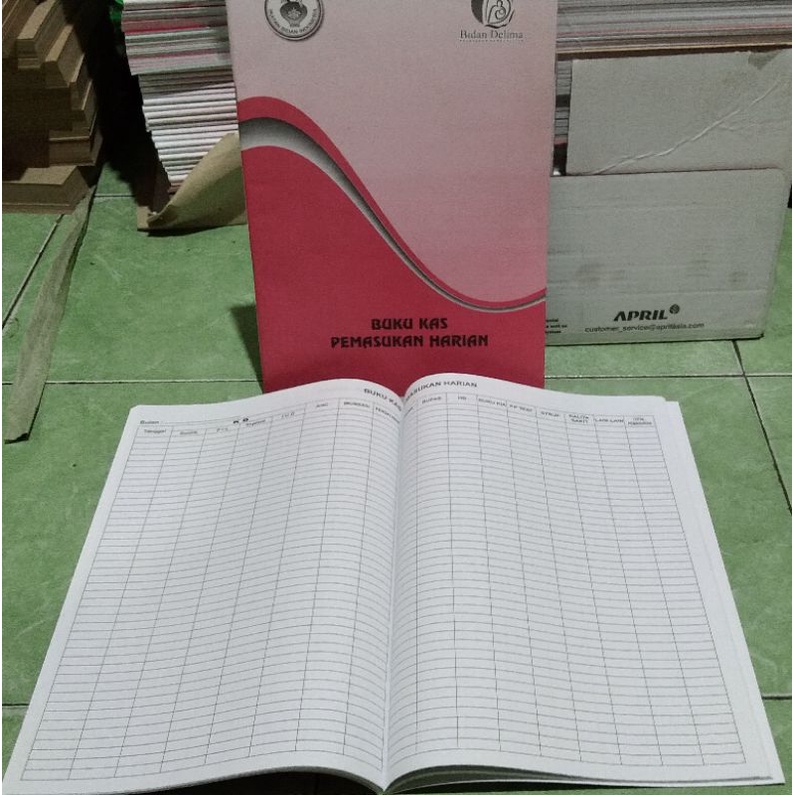 

BUKU KAS PEMASUKAN HARIAN