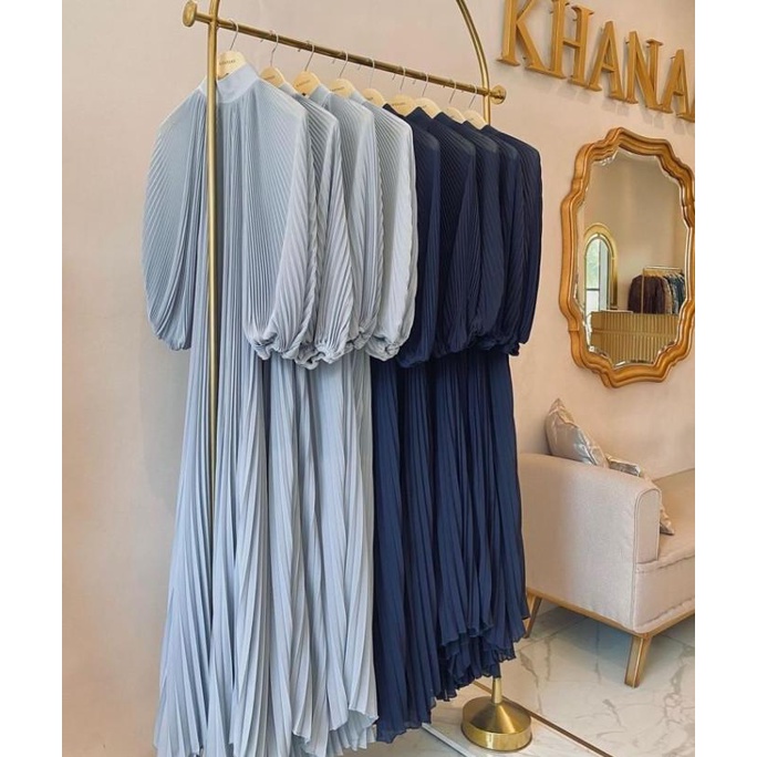 KHANAAN + DERA DRESS + ICE BLUE