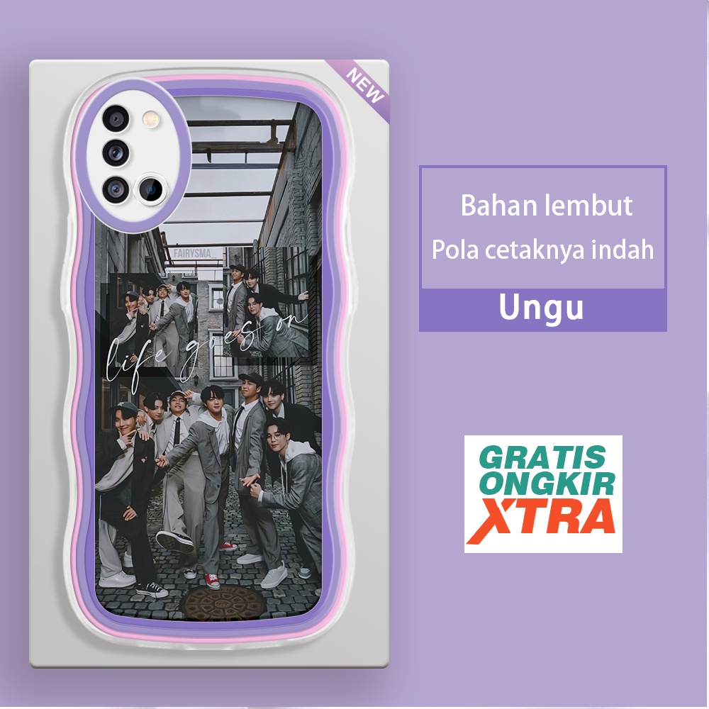 Mulia Samsung A30 A30s A31 32 A20 A20S A21S A22 A23 5G Casing Ponsel  life goes on Album ,BTS, BT21 