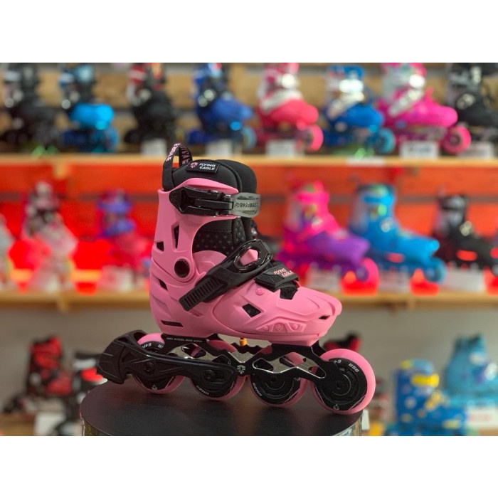 Sepatu Roda Inline Skate Anak Flying Eagle S7 PINK