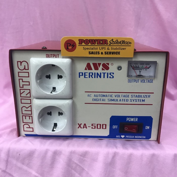 STABILIZER AVS PERINTIS XA-500, STABILIZER PERINTIS 500WATT