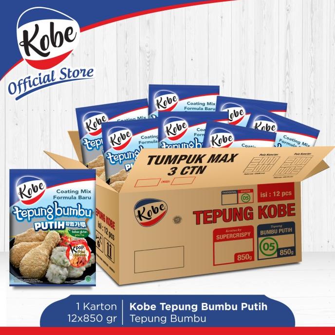 

Kobe Tepung Bumbu Putih 850gr 1 Karton Isi 12pcs