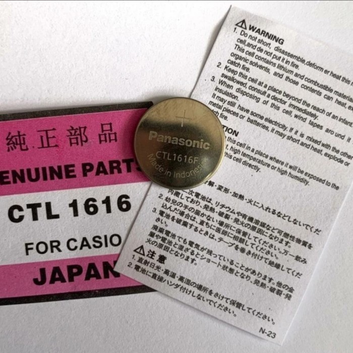 FLASH SALE BATERAI CTL PANASONIC TOUGH SOLLAR CTL 1616 ORIGINAL TERLARIS