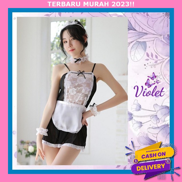 Linjeri Wanita Sexy Lingeriq Cosplay Baju Tidur Wanita Kimono Set Bisa Cod Lingerie Sexy Hot Binal S