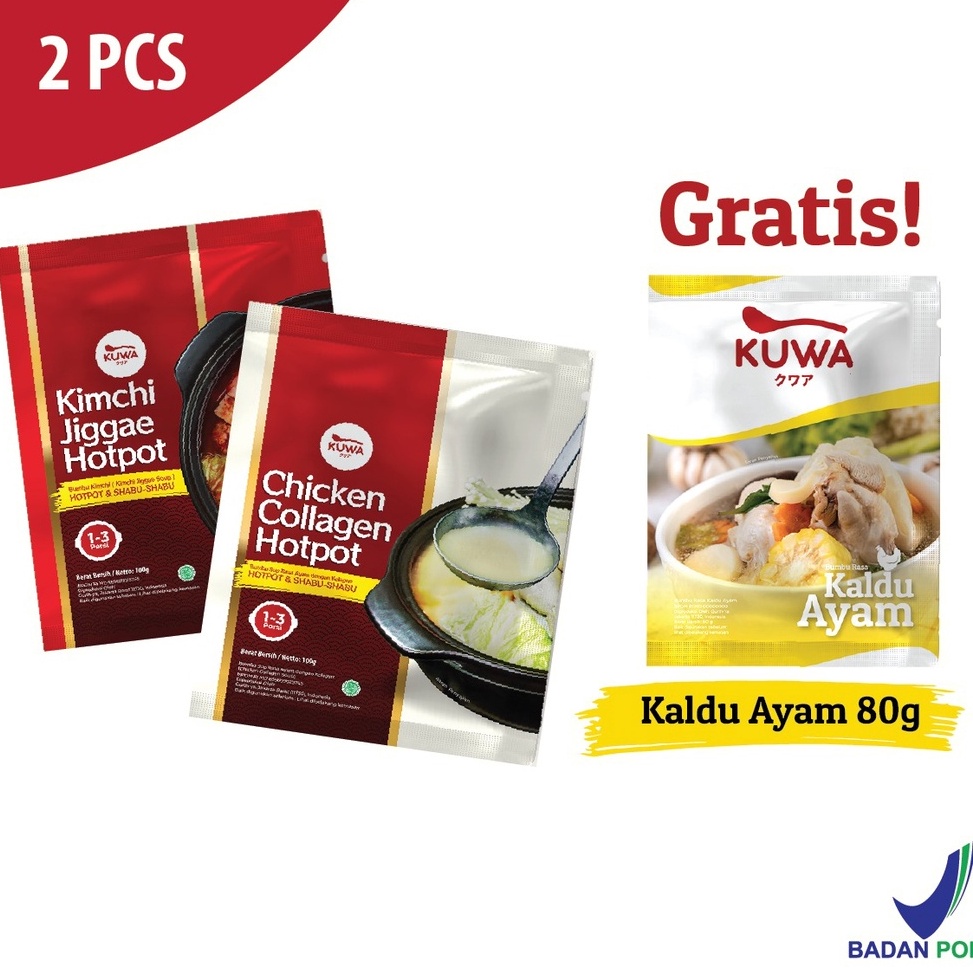 

✲Terkini NDD89 KUWA Combo Hotpot - Chicken Collagen & Kimchi Jiggae V100 ➶Diskon