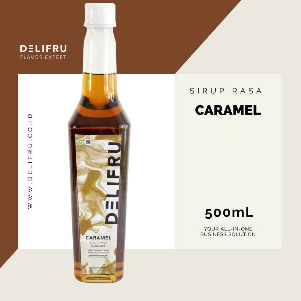 

Laris.. Caramel Syrup Delifru 500 ml - Sirup Karamel Premium M8I