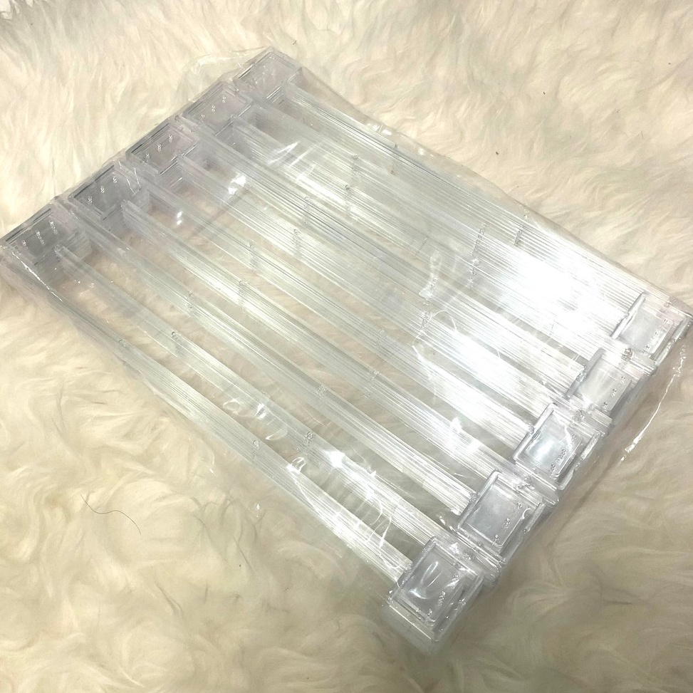 

↔9y Terkini Stick card kotak transparent 1 PACK isi 100 pcs W80 ➝