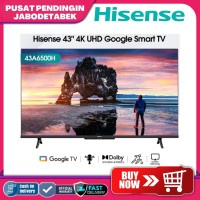 HISENSE 43 INCH ANDROID 4K UHD-FULL SCREEN BEZELESS SMART TV 43A6500G PPJ