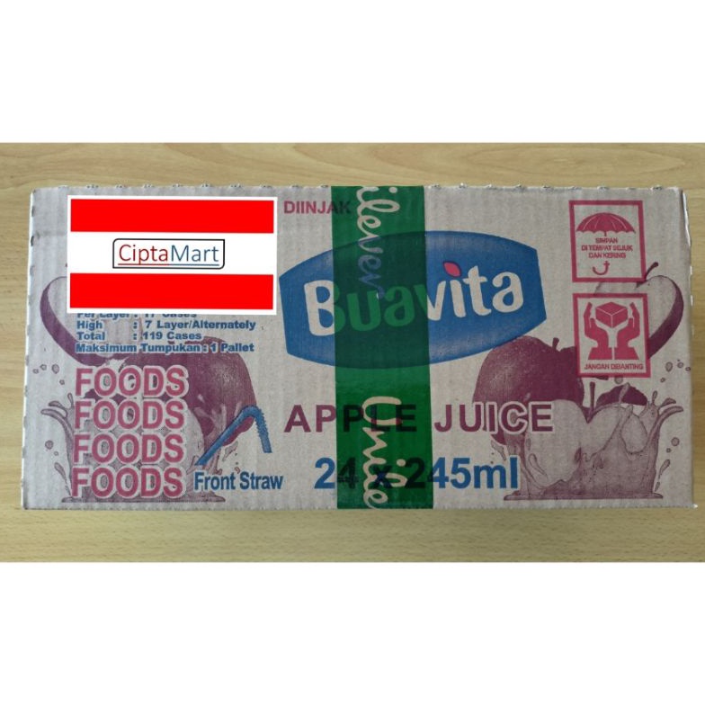 

Kirim Langsung.. Buavita Jus Apel 24 x 245 ml (1 dus) HQH
