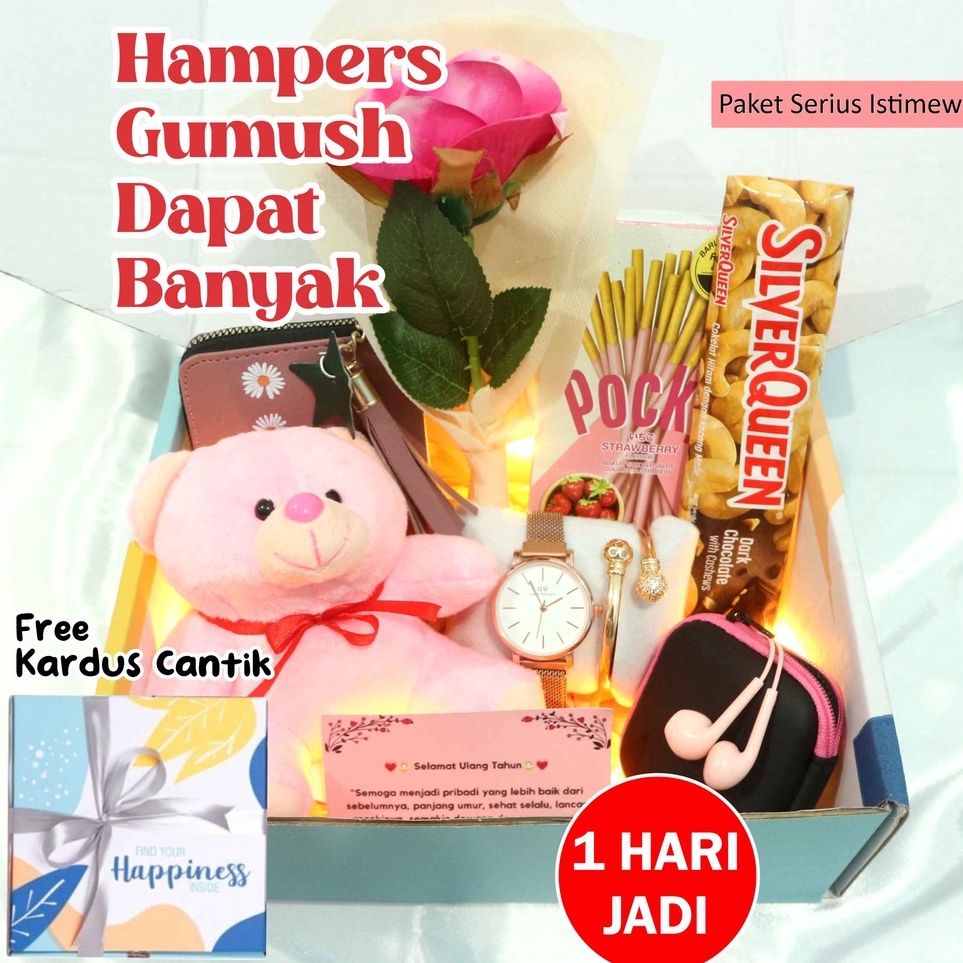 Kado Ulang Tahun Cewek Hadiah Pacar Ultah Kado Anniversary Valentine Birthday Hampers Hempers Aesthe