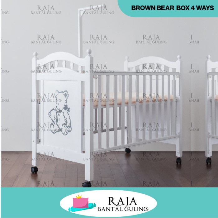 Terlaris Baby Box 4 Ways - Little Equi - Brown Bear (Kasur Bayi)