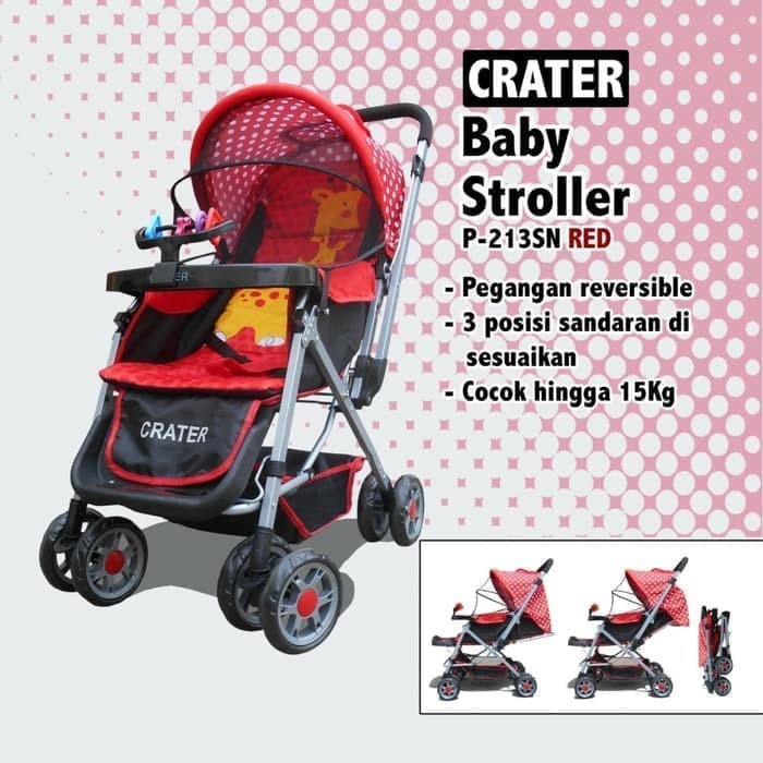 Terlaris Baby Stroller / Ketera Bayi Crater 213