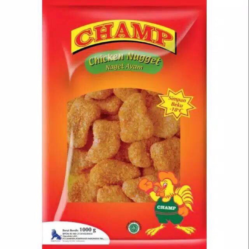 

Combination Chicken Nugget Naget Ayam 1 KG - CHAMP