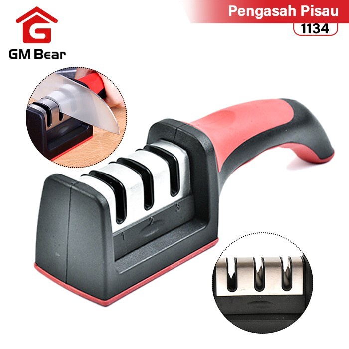 Gm Bear Pengasah Pisau Dapur 1134 - Knife Sharpener