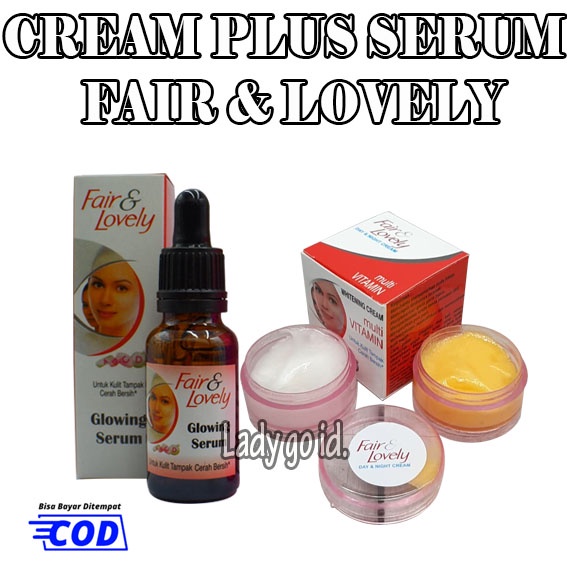 Cream Fair &amp; Lovely Plus Serum Glowing Fair &amp; Lovely