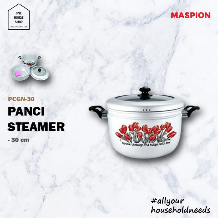 Panci Steamer Dandang Kukusan Aluminium 30 cm Maspion Pancaguna