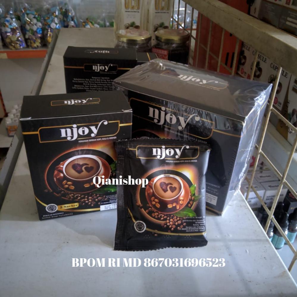 

Kopi Njoy Bpom Baru 3Sachet Bok Kecil