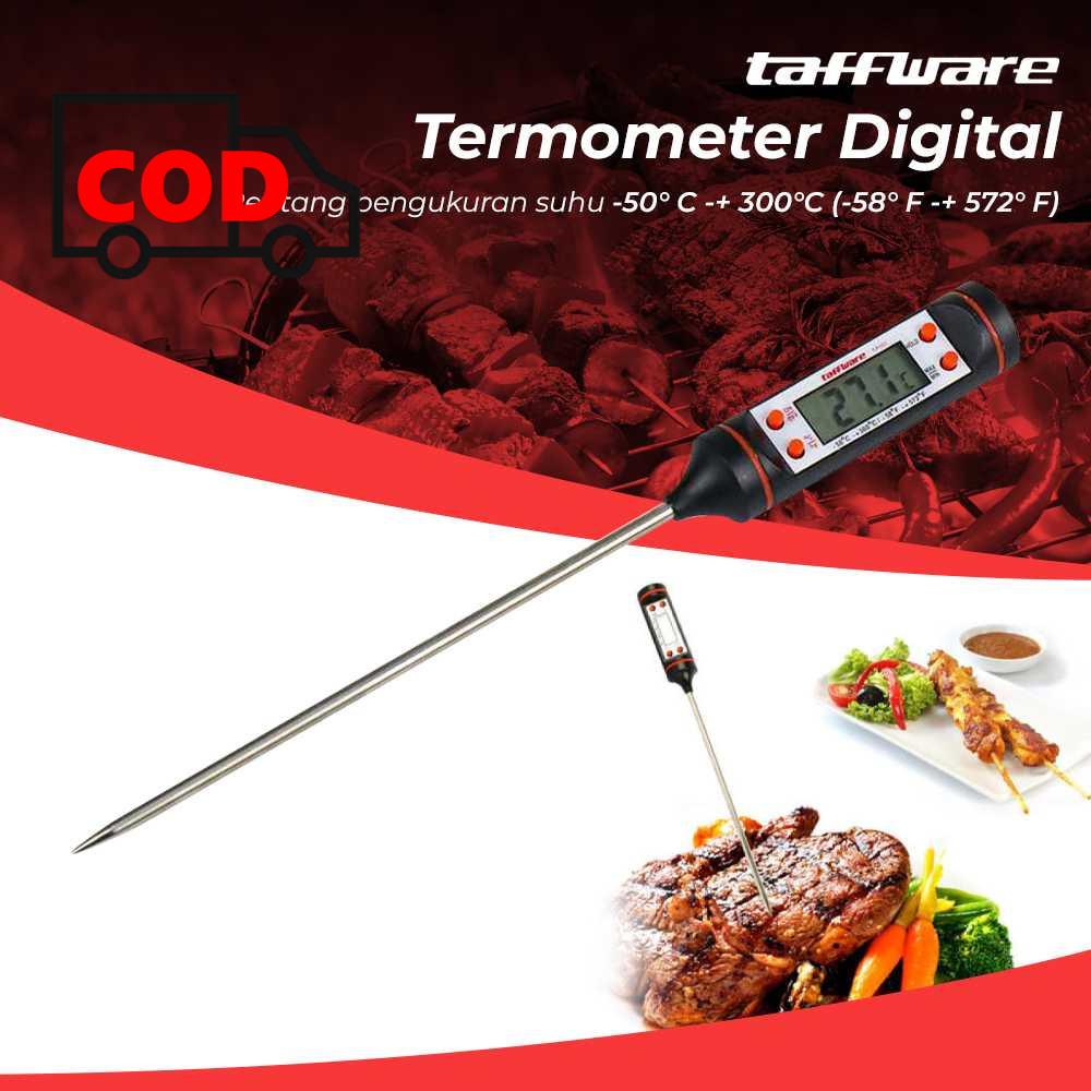

Pengatur Suhu Termometer Digital Instant Akurat Fitur Memory Reset untuk Kopi Makanan Minuman Food Thermometer Celcius Fahrenheit