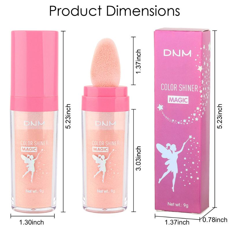 DNM Original Powder Body Glitter Highlighter Shimmer Eyeshadow Blusher Hair Contouring