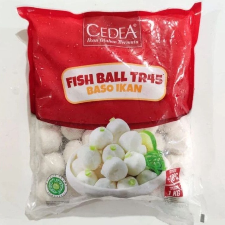 

Cedea bakso ikan TR 45 1kg fish ball