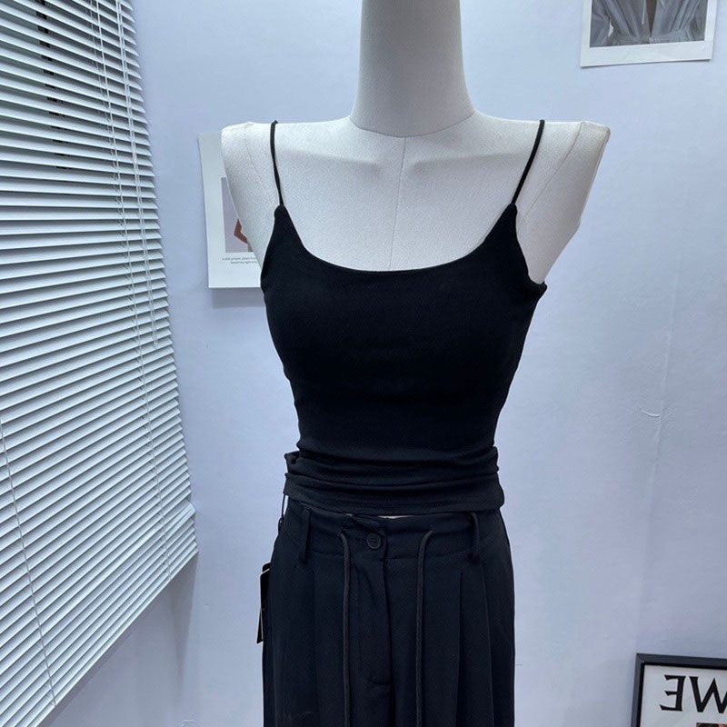 Red Pakaian luar wanita kamisol gaya Prancis, Natsumi, bra punggung, setelan one-piece dengan atasan putih bagian bawah dengan bantalan dada