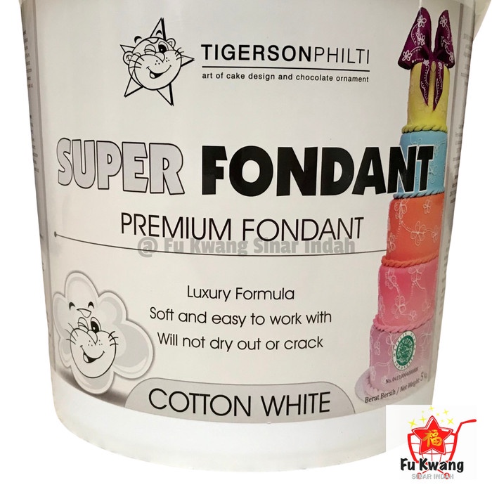

Tigerson Philti Fondant Putih Cotton White 5 Kg